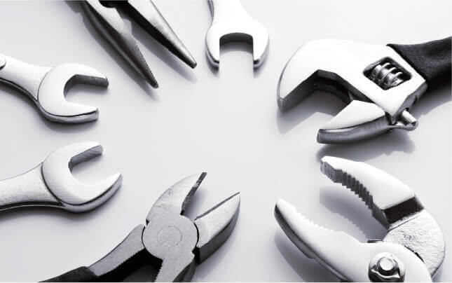 ネジや小物部品の写真